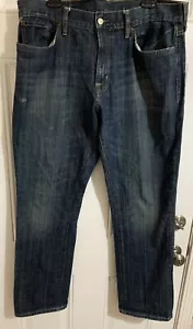Denim & Supply Ralph Lauren Mens Jeans Size 36 X 32 Blue Slouch American Flag - Picture 1 of 13