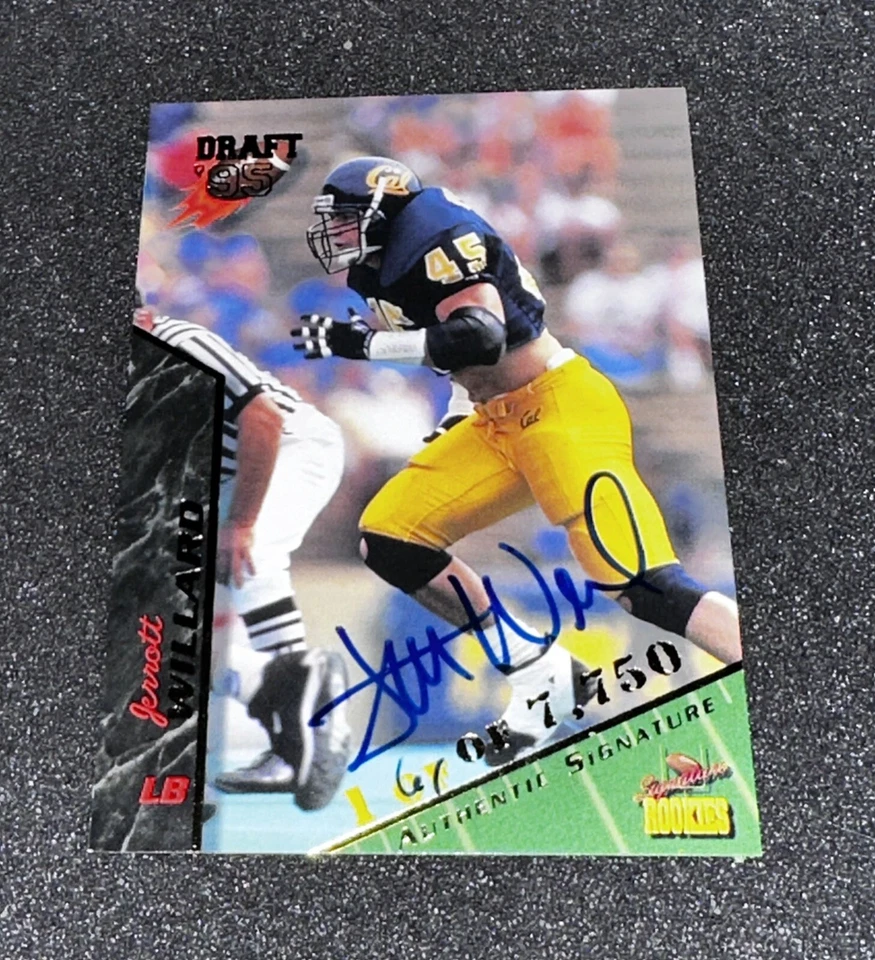 JERROTT WILLARD 1995 Signature Rookies 95 Draft Autograph #61/7750 Auto - Image 1 of 1