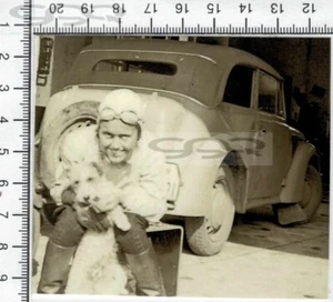 DDR-Aufnahme Foto Oldtimer, Auto Rennen rundum den Sachsenring, schwarz-weiß - Picture 1 of 2