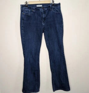 Levis 515 Jeans Size 16M Womens Boot Cut Stretch Medium Wash Denim Button pocket - Picture 1 of 5
