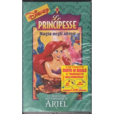 Le Principesse Ariel Magia Negli Abissi VHS Walt Disney VS4611 Sigillato - Immagine 1 di 2