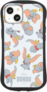 Gourmandise iPhone 13 Case Cover 6.1 Hybrid Glass Disney Dumbo DN-968A Japan - Picture 1 of 4