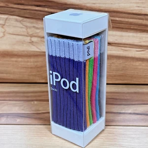 Apple iPod Socks Set of 6 Colors M9720G/B - New in Open Box Retro Mac Collectors - Picture 1 of 10
