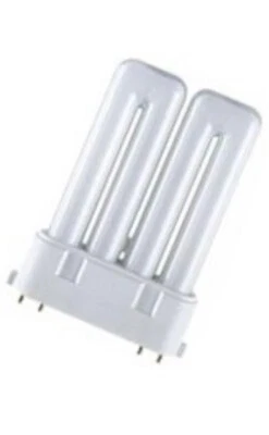 OSRAM 18W 830 4 PIN 2G10 DULUX F 240v 3000k Warm White Pack Of 2 - Image 1 of 2