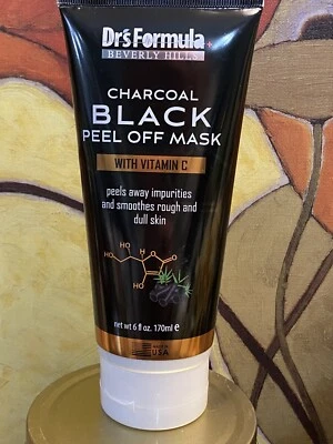 Máscara exfoliante Drs Formula Beverly Hills carbón negro con antioxidantes Vit C Foto 1 de 4