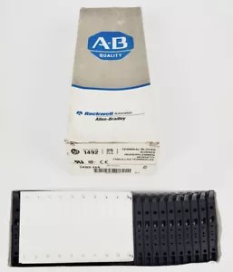 Allen Bradley 1492-H4 Terminal Blocks Ser C, 25 PCS, New! - Picture 1 of 11