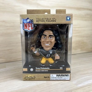TROY POLAMALU PITTSBURGH STEELERS BIG SHOT BALLER ACTION FIGURE NEW IN BOX NFL - Picture 1 of 6