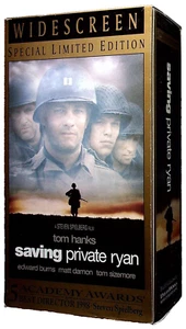 LIMITED EDITION SAVING PRIVATE RYAN 1998 VHS WIDESCREEN TOM HANKS SPIELBERG - Picture 1 of 2