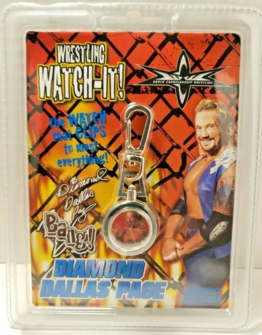 Vintage Diamond Dallas Page Watch-It Watch 1999 WCW Wrestling WWE WWF NewOldStck Cover