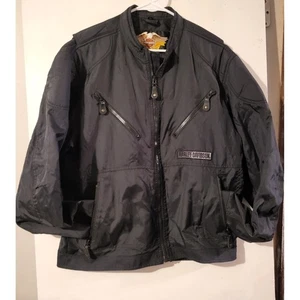 Harley-Davidson Men's Motorcycle Jacket – Size Large – Black - Picture 1 of 4