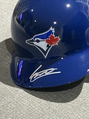 Vladimir Guerrero Jr. Signed / AUTO F/S  Rookie Year Batting Helmet Beckett COA - Image 1 of 4