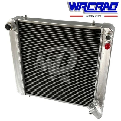 Radiador de aluminio 2 filas para Jaguar E-Type XKE Series 1 4,2 L XK I6 1965-1967 1966 Foto 1 de 4