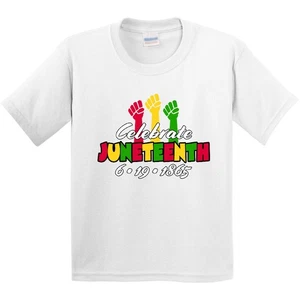 Inktastic Celebrate Juneteenth- 6-19-1865 Youth T-Shirt Thirteenth Amendment I - Picture 1 of 7