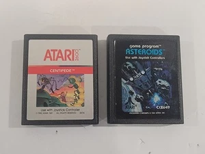 Centipede & Asteriods Atari 2600 Vintage Video Games ~ Cartridges Only - Picture 1 of 10