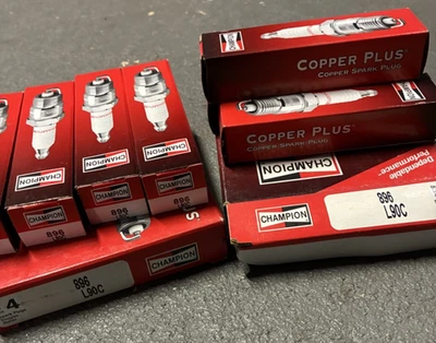 SET OF (7) CHAMPION SPARK PLUGS L90C (#896) - Image 1 of 2