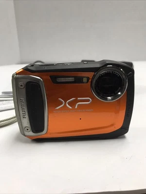 Fujifilm FinePix XP100 Orange Waterproof Digital Camera - Image 1 of 4