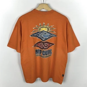 Camiseta de manga corta vintage Rip Curl Surf Y2K Big Logo naranja talla M pa... - Imagen 1 de 17