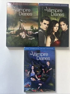 The Vampire Diaries DVD Seasons 1-3 (1, 2, 3) Complete Including Inserts - Picture 1 of 3