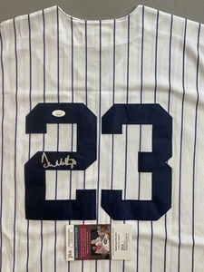 NEW YORK YANKEES DON MATTINGLY AUTOGRAPH MITCHELL & NESS 1995 JERSEY JSA CB31529 - Picture 1 of 5