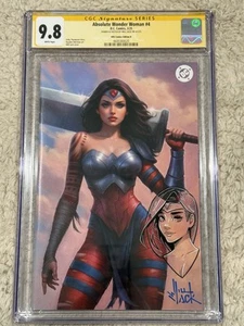 Absolute Wonder Woman #4 signiert & skizziert Will Jack Virgin Variante CGC 9.8 - Bild 1 von 3