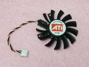 Cooler Fan For ATI Radeon X700 9800 Pro AD0512MX-RB6 45mm 3 Pin Graphics Card - Picture 1 of 3