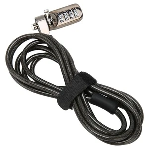 Laptop Cable Lock 4 Digit Password Anti Theft Cut Resistant Adjustable Laptop CB - Afbeelding 1 van 22