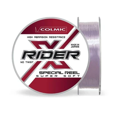MONOFILO PESCA X-RIDER COLMIC 300 MT MULINELLO FLUORINE SURF CASTING FILO MARE - Imagen 1 de 2