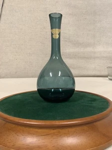 Jarrón de vidrio vintage MCM Gullaskruf Arthur Percy azul 5,75” pulgadas ART Suecia - Imagen 1 de 5