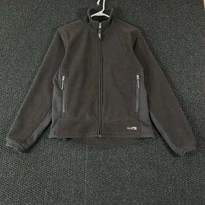 Chaqueta polar REI Wind Pro negra con cremallera completa para mujer talla M senderismo al aire libre - Imagen 1 de 8