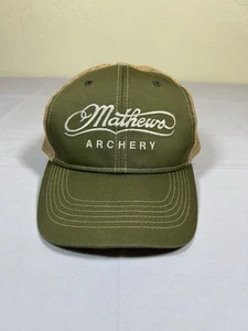 Mathews Archery Hat Cap Snapback Adjustable Mesh Back Hat Cap - Picture 1 of 6