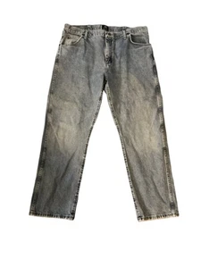 Vintage Wrangler 47MWZ Regular Fit Blue Denim Jeans Cowboy Cut Jeans Men's 38x30 - Picture 1 of 23