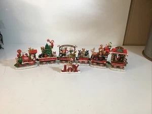 Danbury Mint 6 Stück Chihuahua Christmas Express Hundezug & Kurt Adler Joy... - Bild 1 von 21