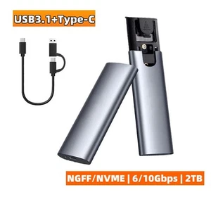 M.2 NVMe SSD Case M.2 SSD To USB Supports Multiple OS Versatile Connectivity - Afbeelding 1 van 14