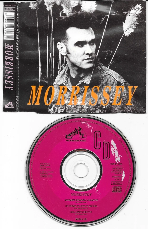 MORRISSEY - november spawned a monster - 3 tracks  CD - hülle beschädigt - Bild 1 von 1