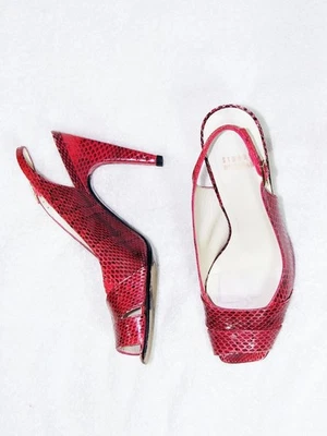 Stuart Weitzman Hot Pink Baby Serpent Sandals 7.5 - Image 1 of 4