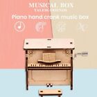 Mechanical Wooden Puzzle Assembling Toy 3D Puzzle Piano Music Box Model Kits