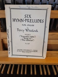 * Percy Whitlock: 6 Hymn Preludes, Book 1; Orgel (Oxford) - Bild 1 von 1