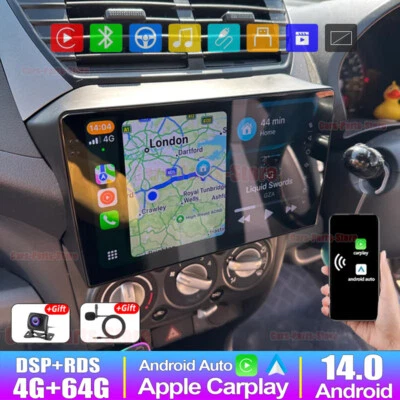 4+64GB ANDROID 14 FOR SUZUKI ALTO 2009-2014 CAR RADIO CARPLAY GPS WIFI HEAD UNIT - image 1 of 4