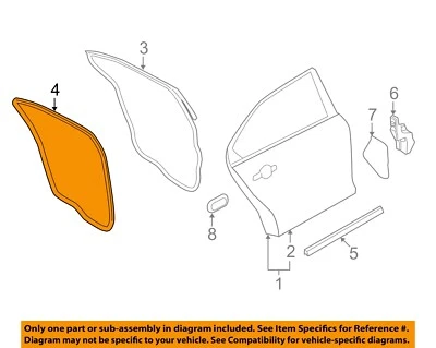 Ford OEM 10-18 Police Interceptor sedán-W'strip en carrocería AG1Z54253A10AA Foto 1 de 2