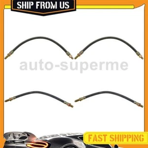 Front Rear Kit Brake Hose Line 4x For 1994 Jaguar XJ12 6.0L - Picture 1 of 8