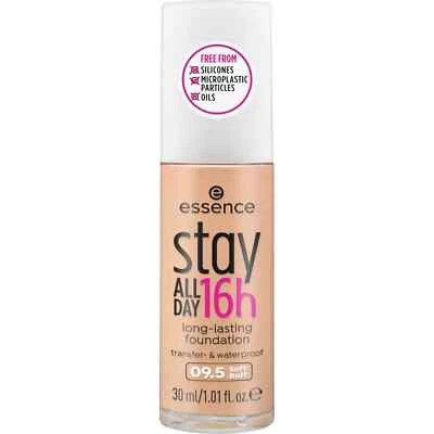 ESSENCE STAY ALL DAY 16H LONG LASTING MAKE UP WATERPROOF 9.5 Soft Buff VEGAN 30M - Image 1 of 4