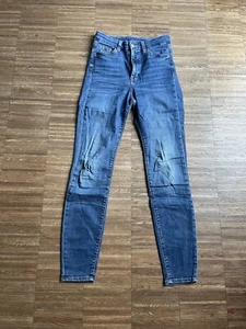 H&M Jeans Super Skinny Ankle High Waist Blau Größe S (26) - Bild 1 von 3