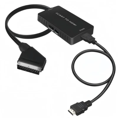 Scart zu HDMI Konverter Audio Video Adapter für HDTV Sky Box STB Stecker HD TV DVD - Bild 1 von 4