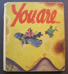 YOU ARE ... A puzzle book for Children From 8 to 80 1937 hb Emery Gondor VG - Picture 1 of 8