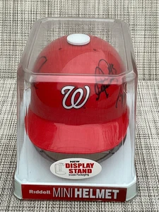 ANTHONY RENDON Washington NATIONALS 2012 AFL Signed Mini Helmet +4 Autographs - Picture 1 of 6