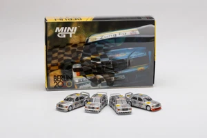 1:64 Mini GT Mercedes Benz 190E Evolution II Berlin 1992 Macau 4 Car Set evo dtm - Picture 1 of 1