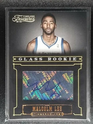 2012-13 Timeless Treasures #215 Malcolm Lee AUTO /499 RC Minnesota Timberwolves - Image 1 of 3