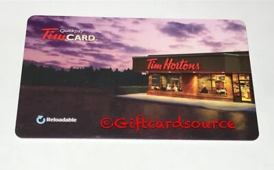 TIM HORTONS 2009 GIFT CARD “EVENING SKY” US VL-10816 NO VALUE COLLECTIBLE #6059 - Image 1 of 2