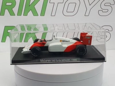 McLaren Tag Turbo MP 4 Edicola 1/43 Bianco - Immagine 1 di 4