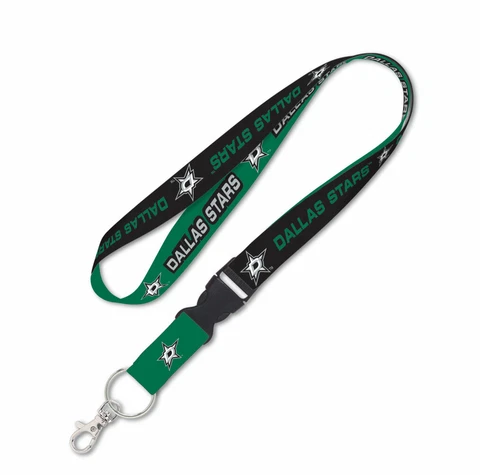 DALLAS STARS KEY CHAIN LANYARD DETACHABLE BUCKLE 1" WIDE 22" LONG Cover